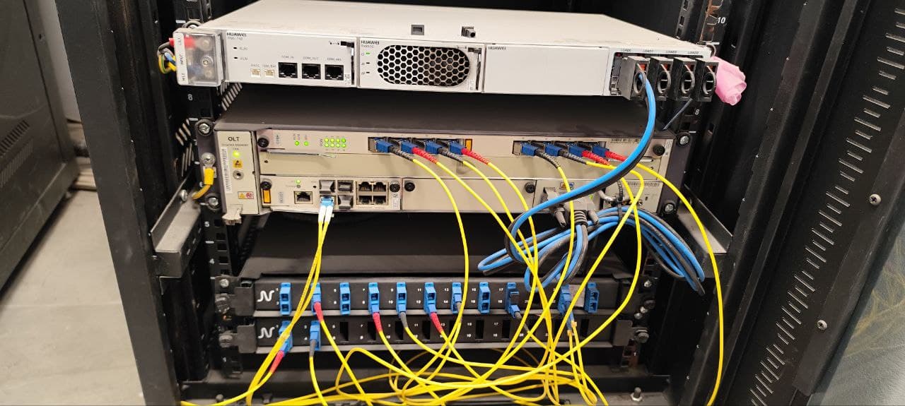 نصب OLT و راه اندازی زیرساخت GPON